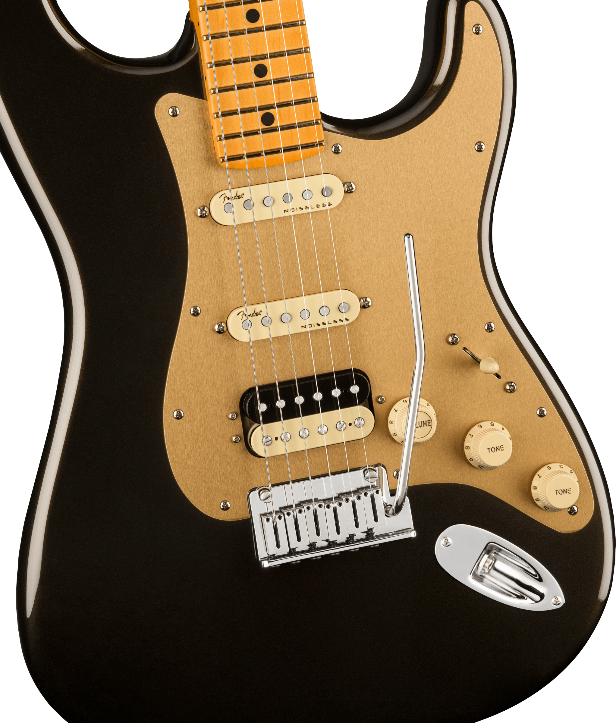 American Ultra Stratocaster HSS Maple Fingerboard, Texas Tea