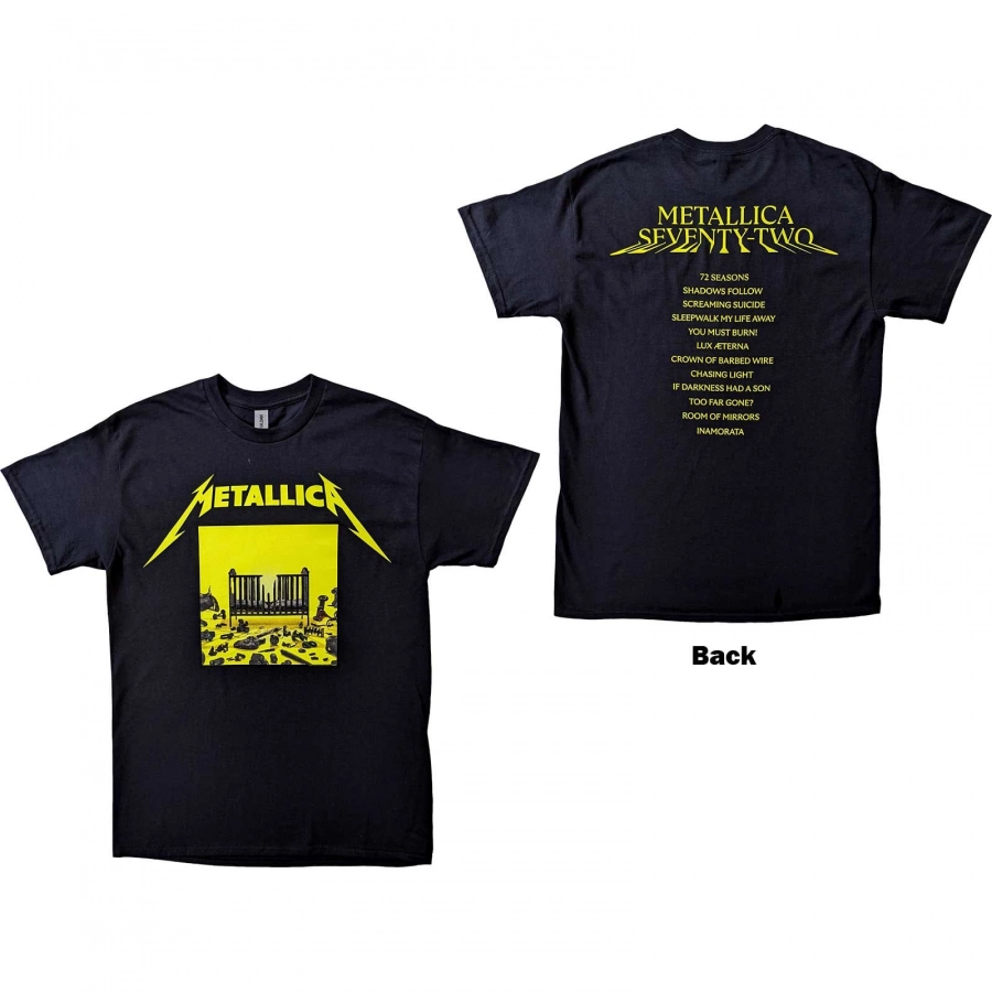 Metallica 72 Seasons Squared Cover T-Shirt XL