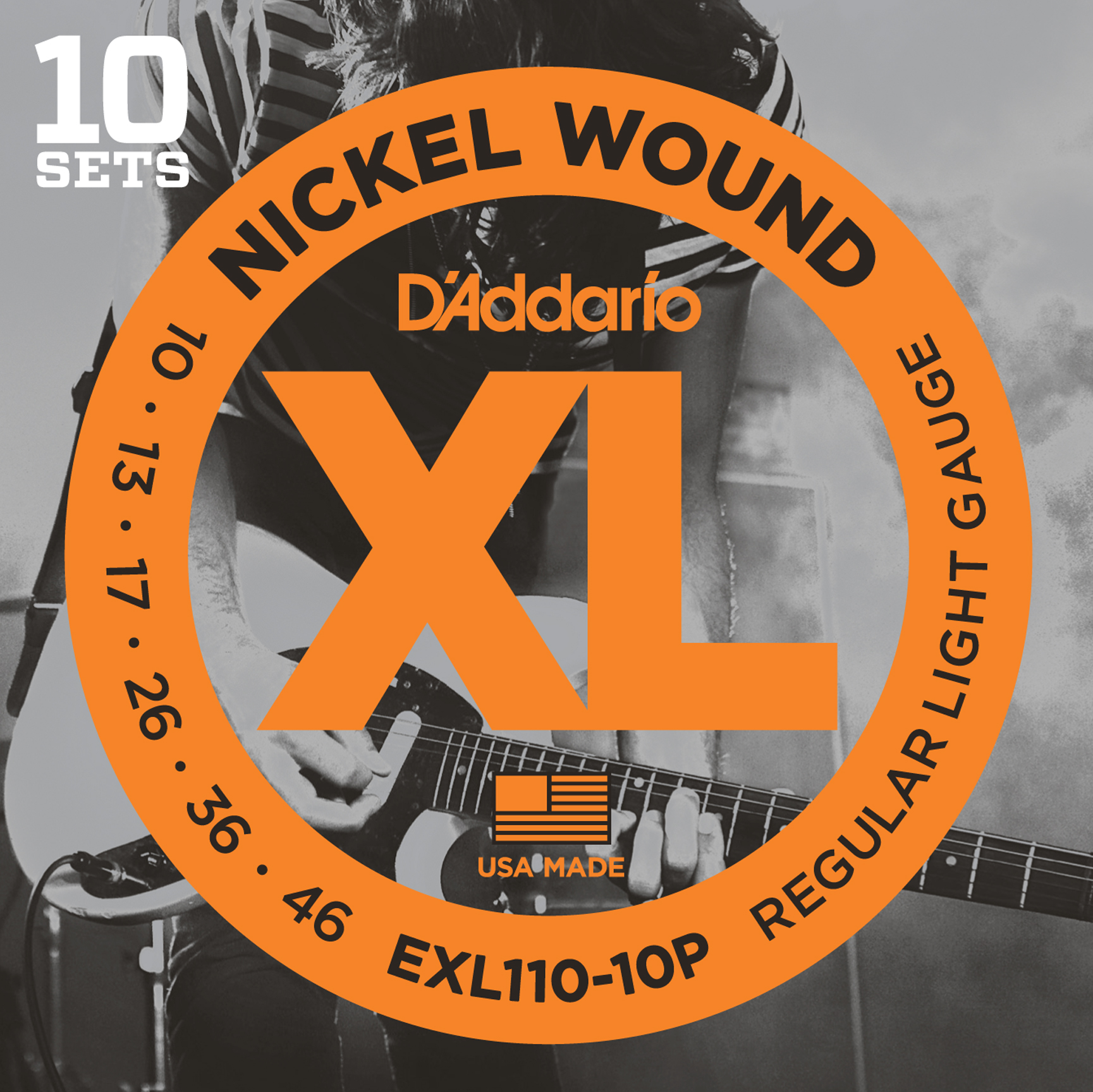 EXL110-10P Nickel Round Wound 10er Pack