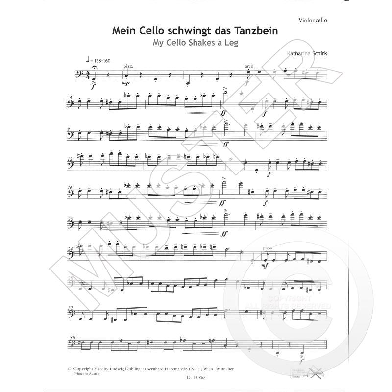 Mein Cello lädt zum tanzen ein