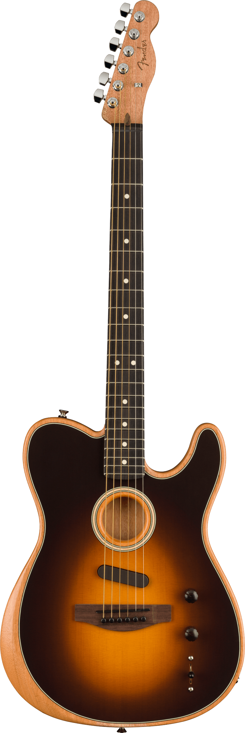 Acoustasonic Player Telecaster RW, Shadow Burst Gigbag