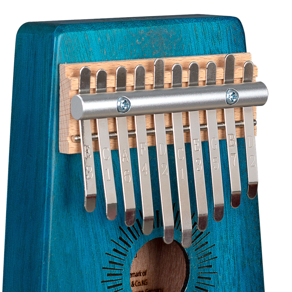 Kalimba Mahogany 10 Blue