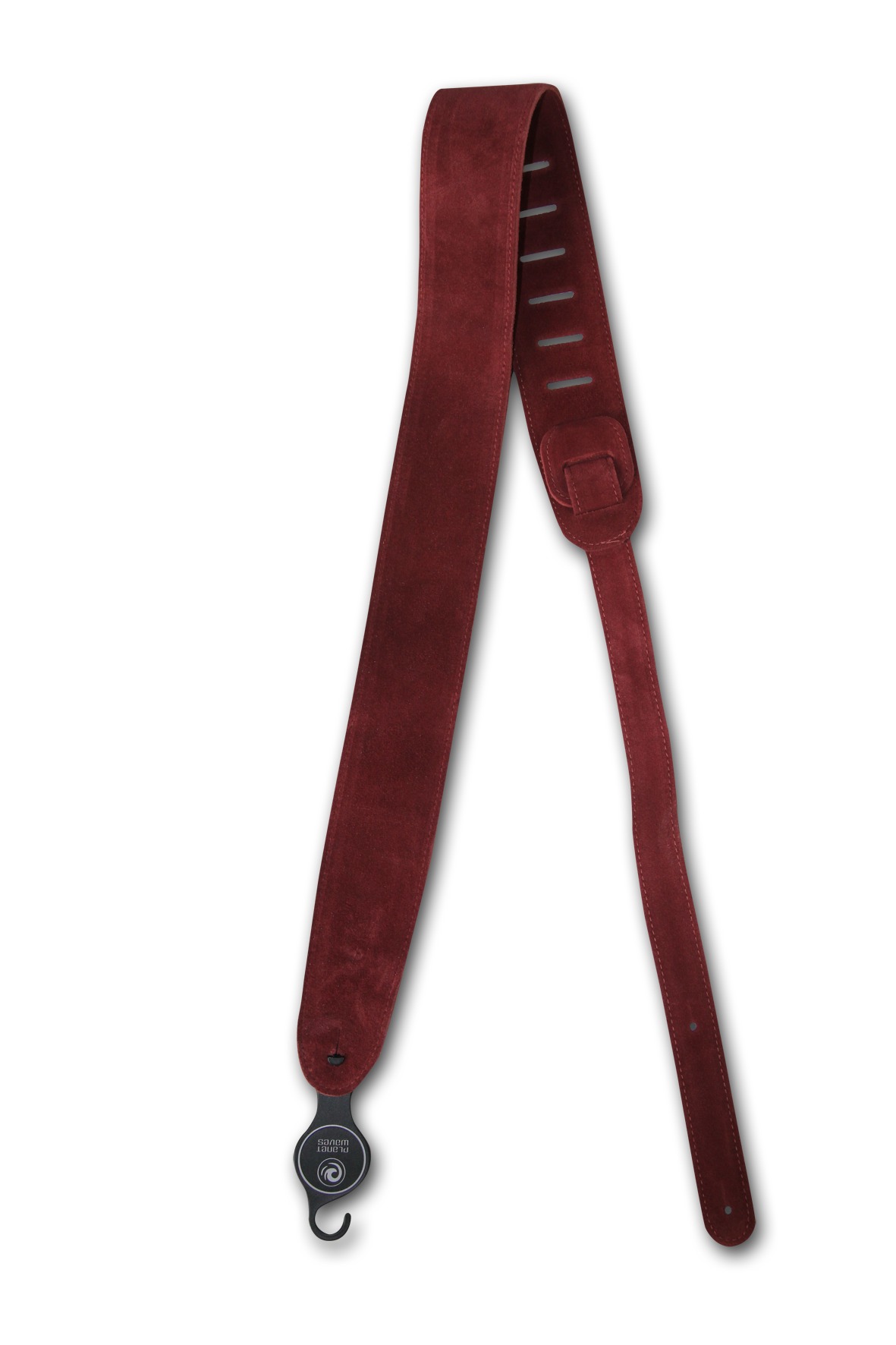 Suede Straps Wildledergurt; Burgundy