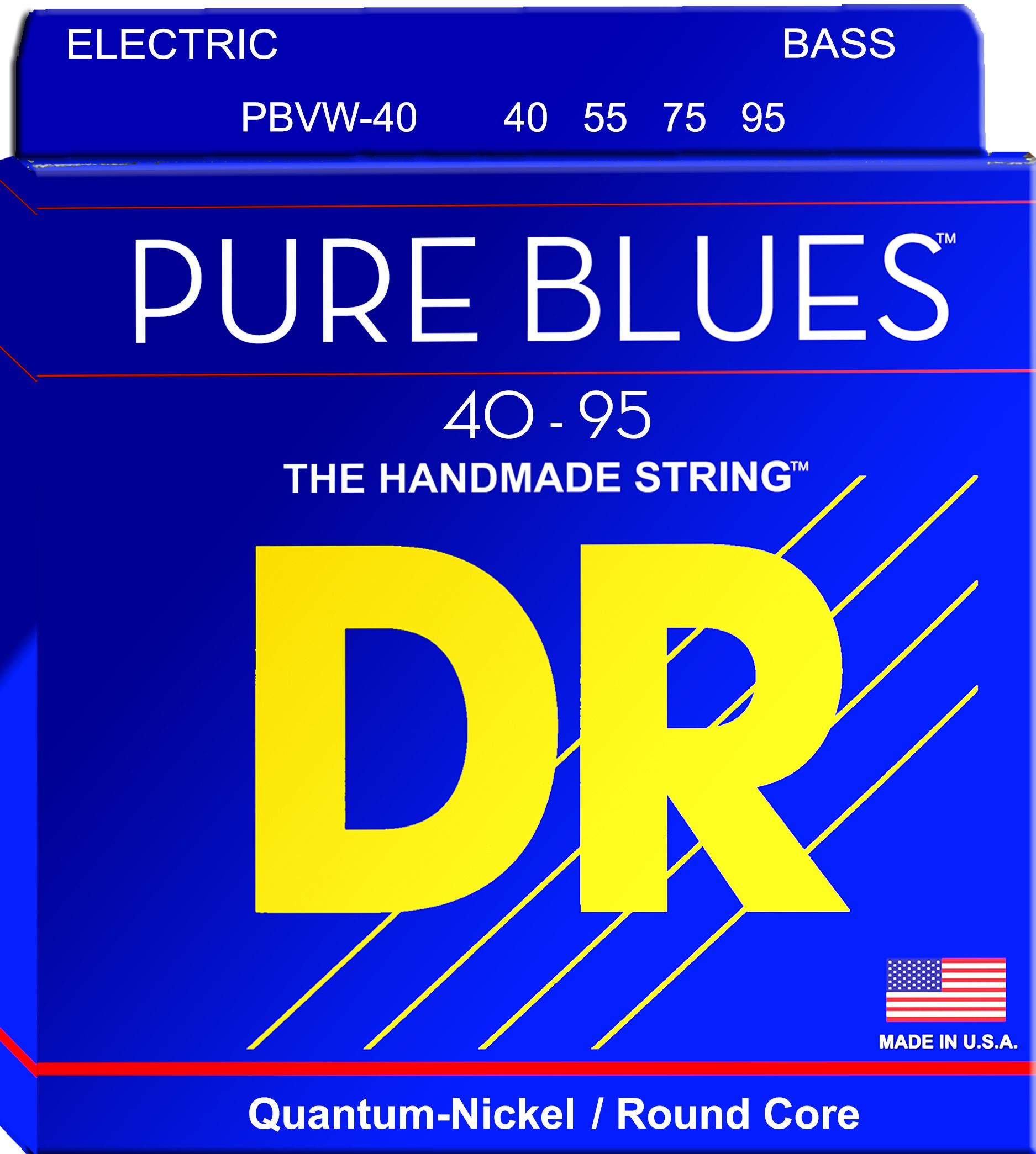 PURE BLUES  Extra Light 40-95 Quantum Nickel Victor Wooten Sign.