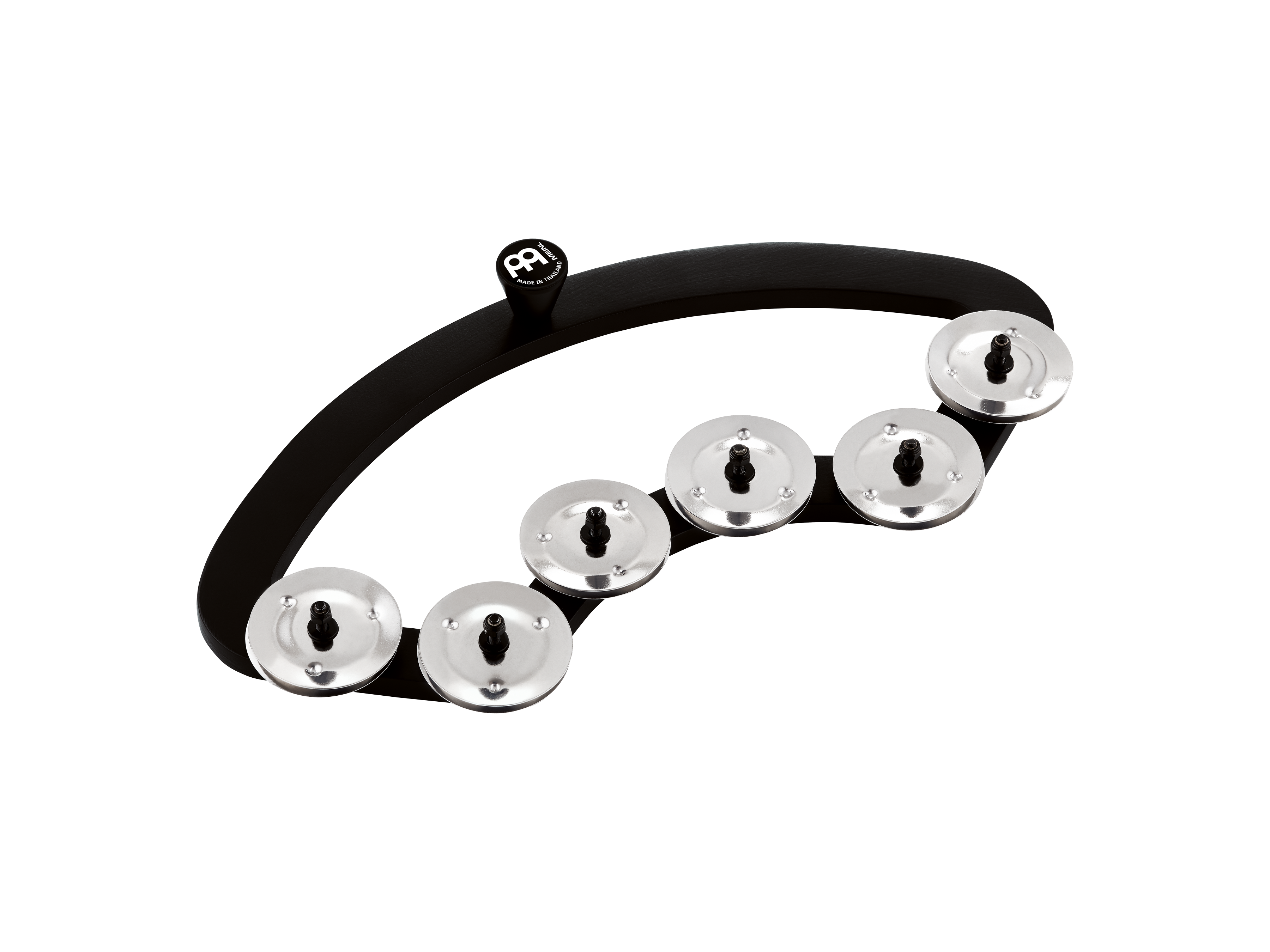 BBTA2-BK Backbeat Tambourine für 13"- 14" Drums - schwarz