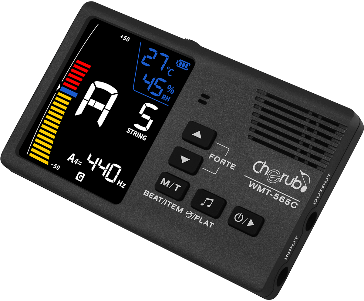 WMT-565C Metronom / Stimmgerät / Hygrometer / Thermometer mit Akku