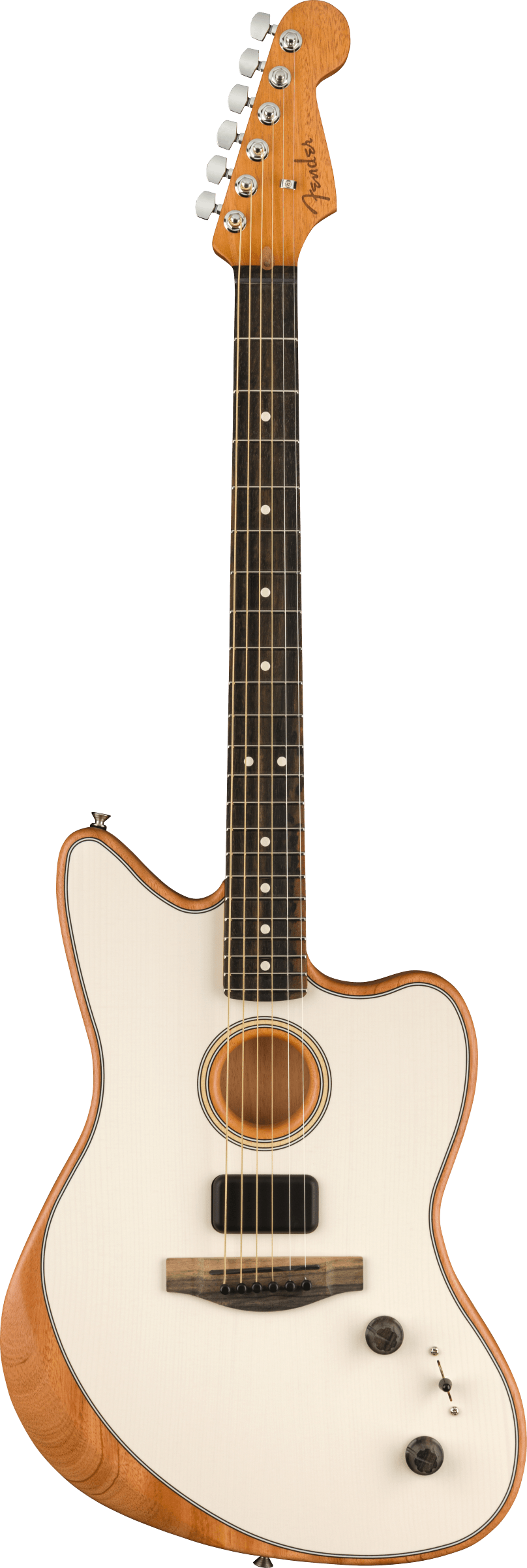 Acoustasonic Jazzmaster Arctic White