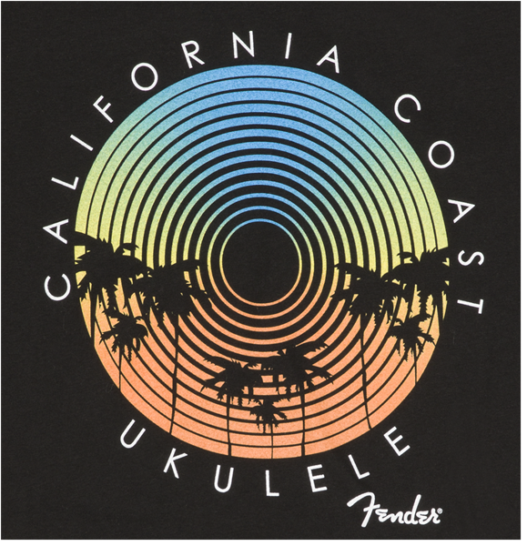 Cali Coastal Record Player Men's Tee Blue Größe L