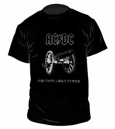 AC/DC For Those About To Rock T Shirt L