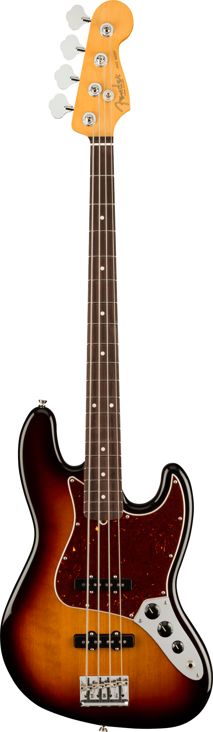 American Professional II Jazz Bass Rosewood Fingerboard, 3-Color Sunburst