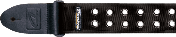 Gitarrengurt Std., Black Eyelet, extra long