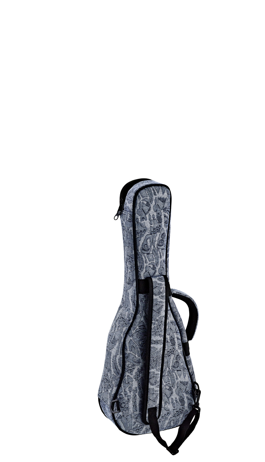 Gigbag f. Konzert Ukulelen Denim Look Blue