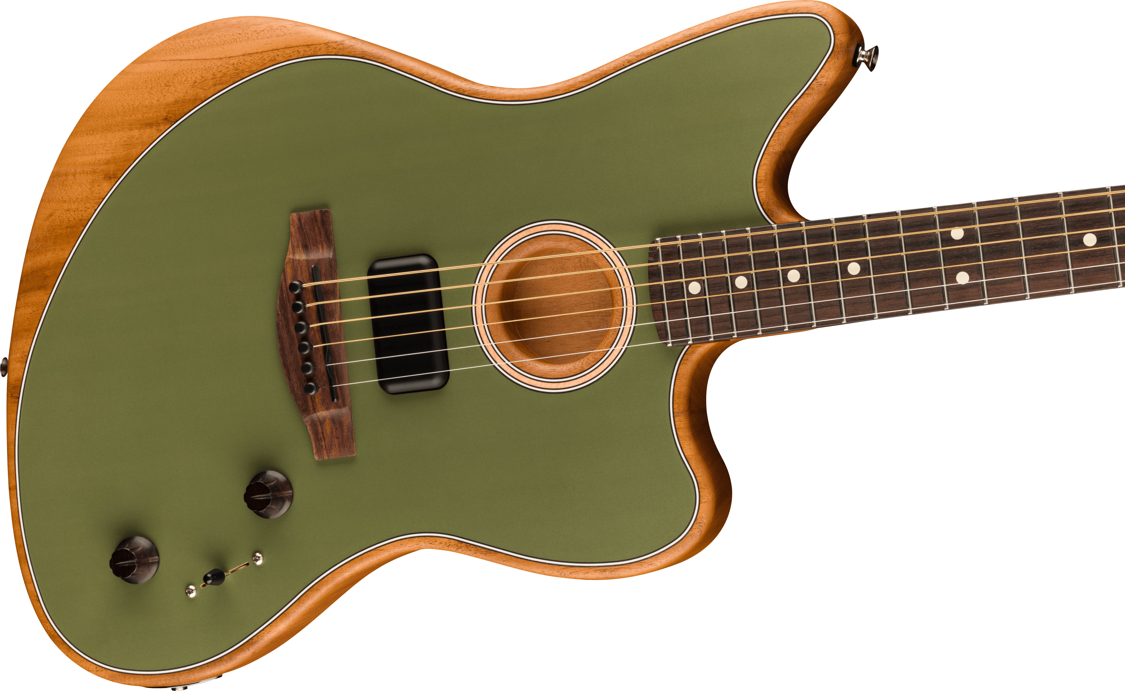 Acoustasonic Player Jazzmaster Antique Olive