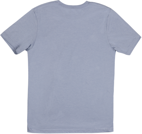 Cali Coastal Yellow Waves Men's Tee, Blue Größe L