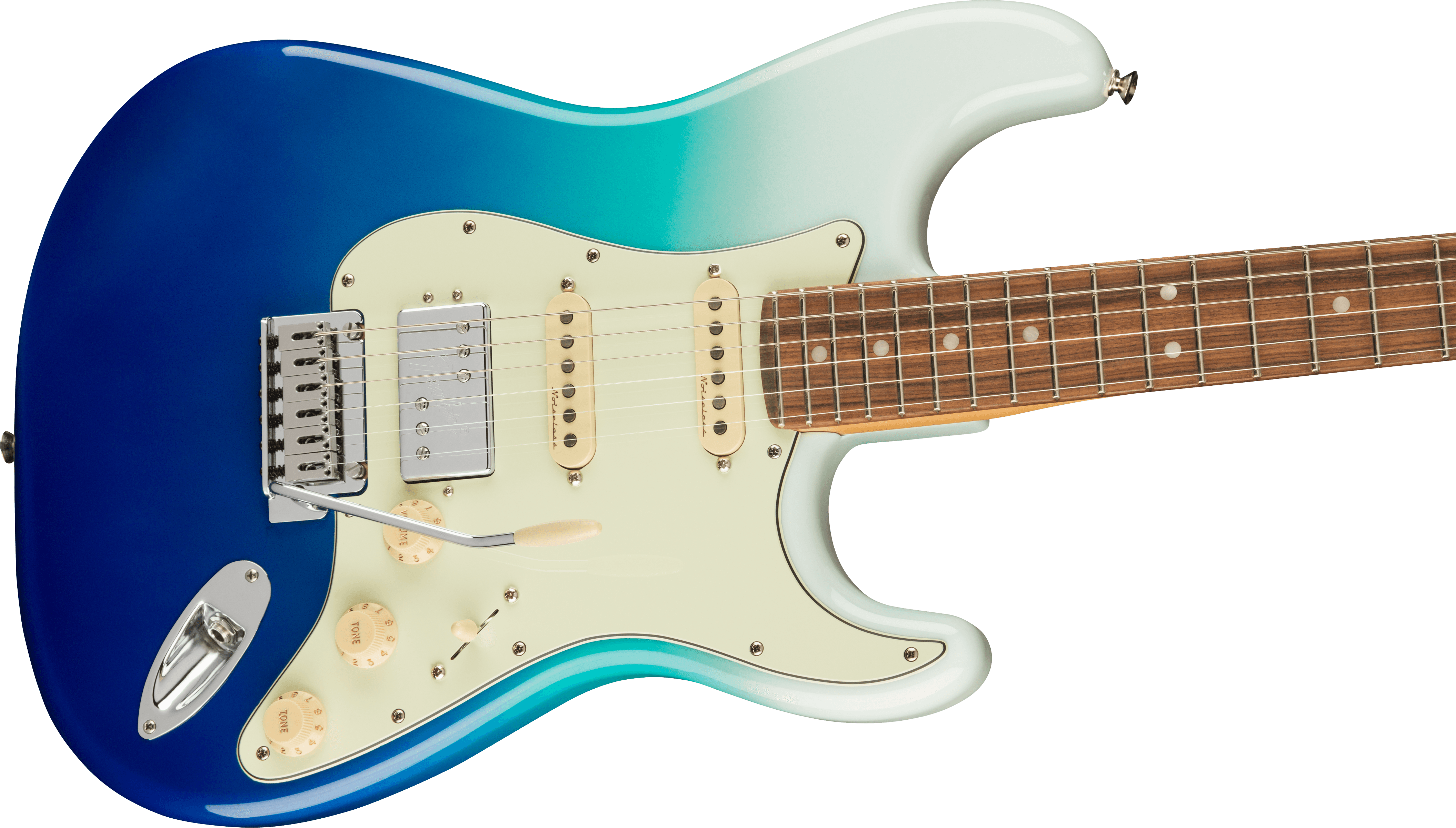 Player Plus Stratocaster, HSS, PF, Belair Blue