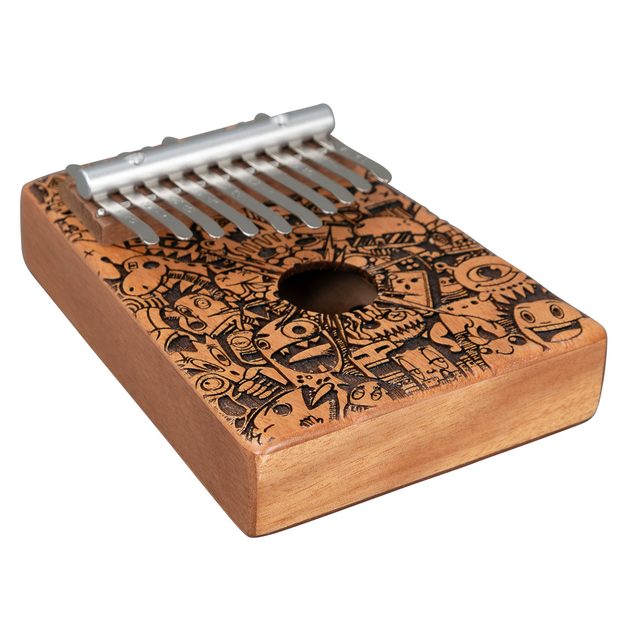 Art Series Kalimba 10 Little Monster Laser