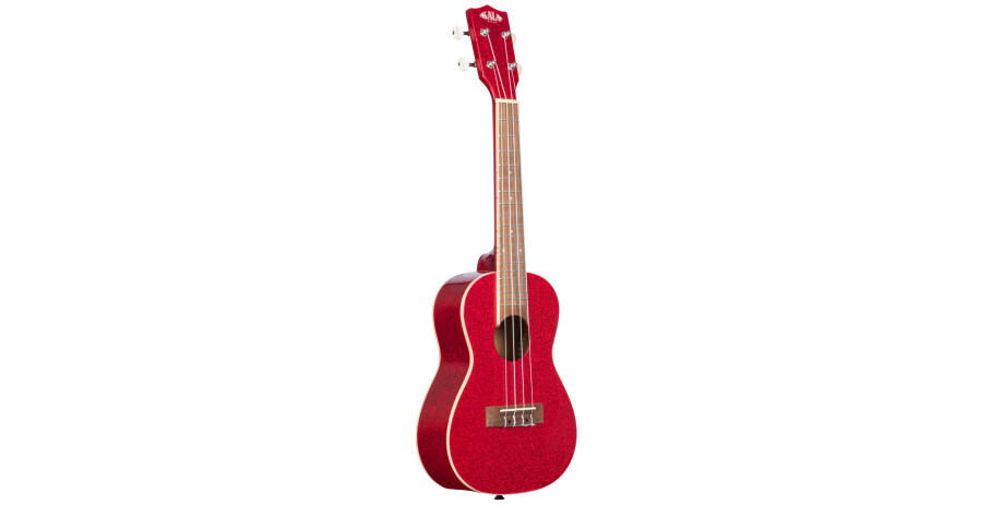 Sparkle Series Ritsy Red Concert Ukulele with Bag (UB-C)