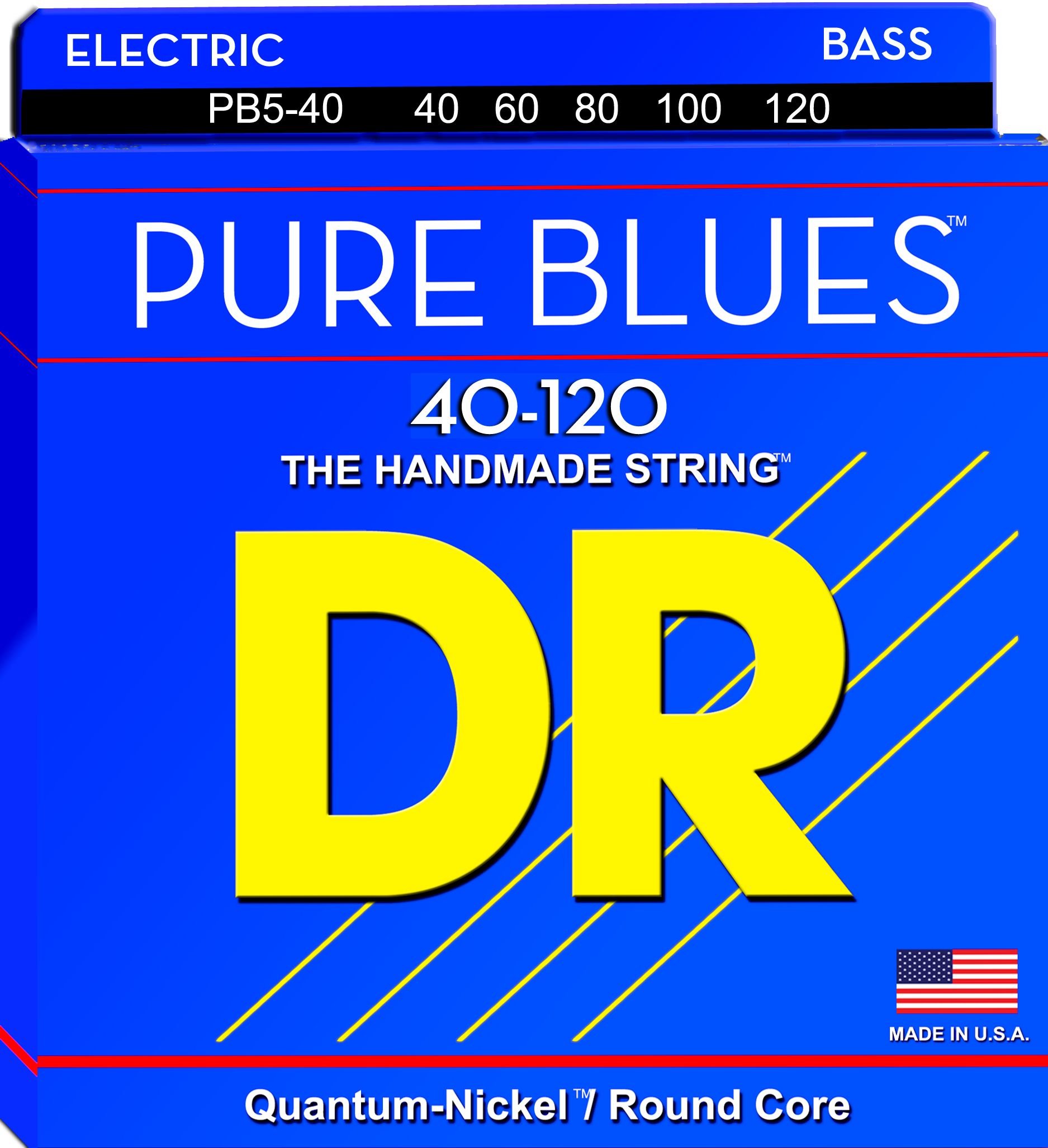 PURE BLUES PB5-40 5-String, Light, .040-.120 Bass Saiten