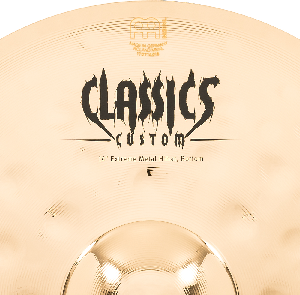 CC14EMH-B Classics Custom Extreme Metal HiHat 14" Brilliant Finish