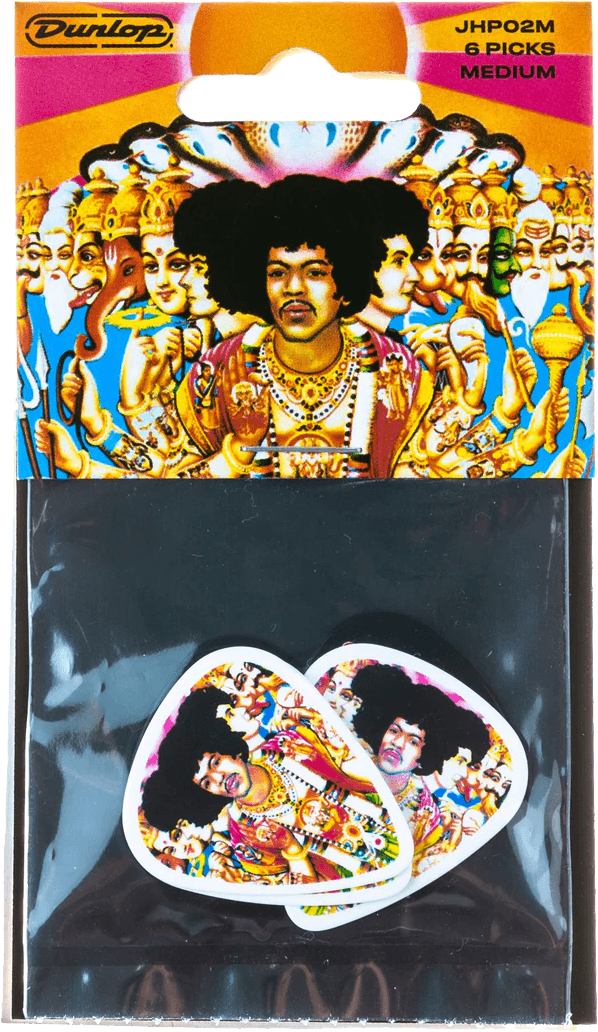 Plektrum Jimi Hendrix Bold as love, medium 6 Stck.