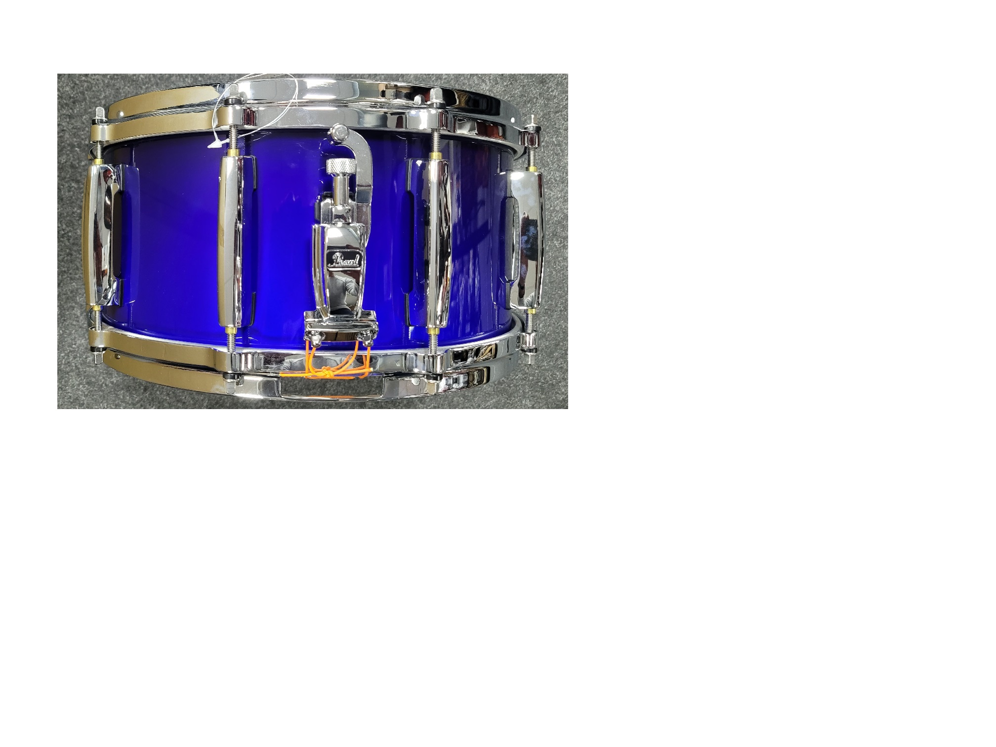 14"x6.5" Masters Maple Snare Custom F Kobalt Blue Fade Metallic