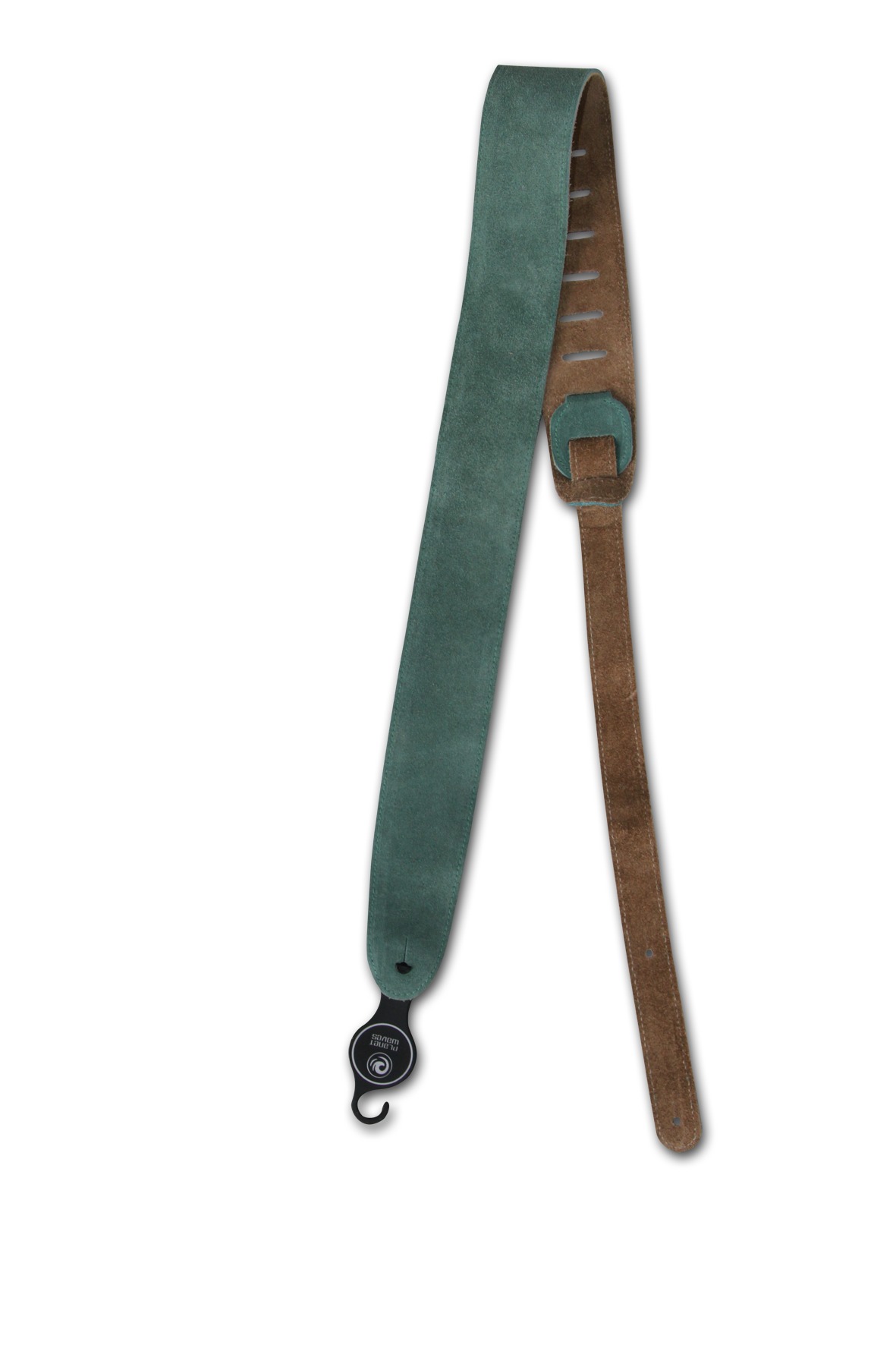 Suede Straps Wildledergurt; Teal