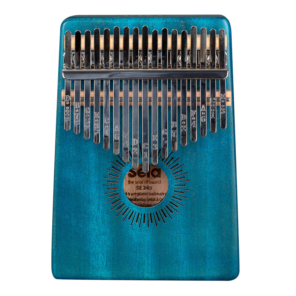 Kalimba Mahogany 17 Blue