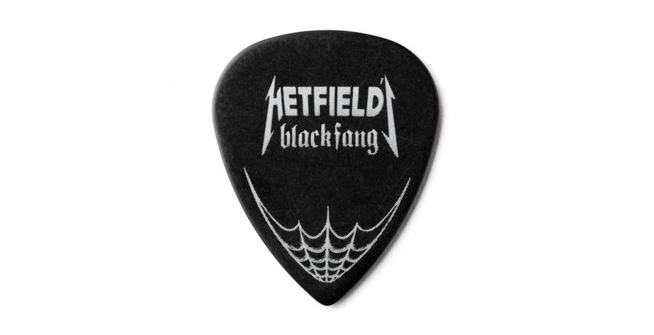 Ultex Hetfield's Black Fang Picks, Player's Pack 6 pcs., black 1.14 mm