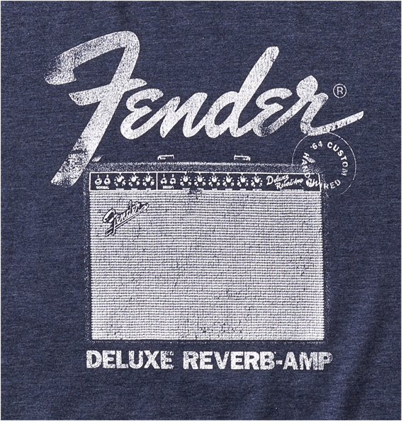 Deluxe Reverb T-Shirt, Blue L