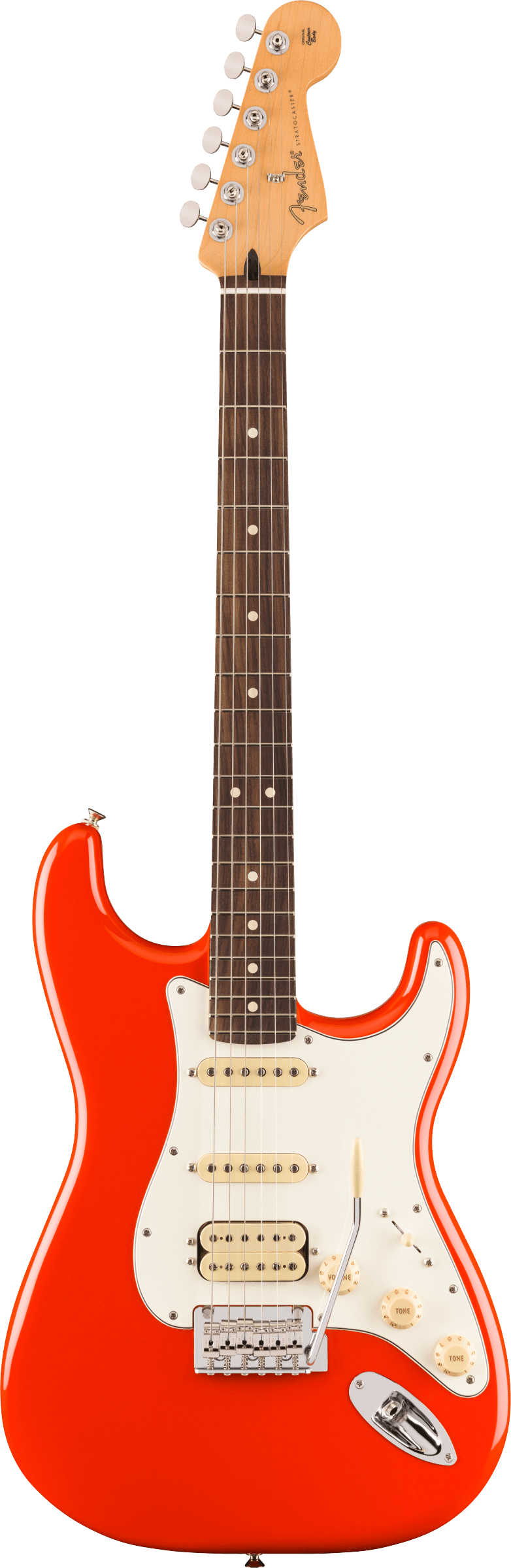 Player II Stratocaster HSS RW Coral Red