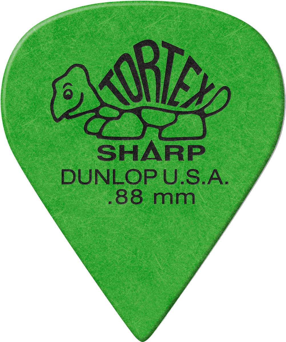 Tortex Sharp Picks, Player's Pack, 12 pcs., green, 0.88 mm