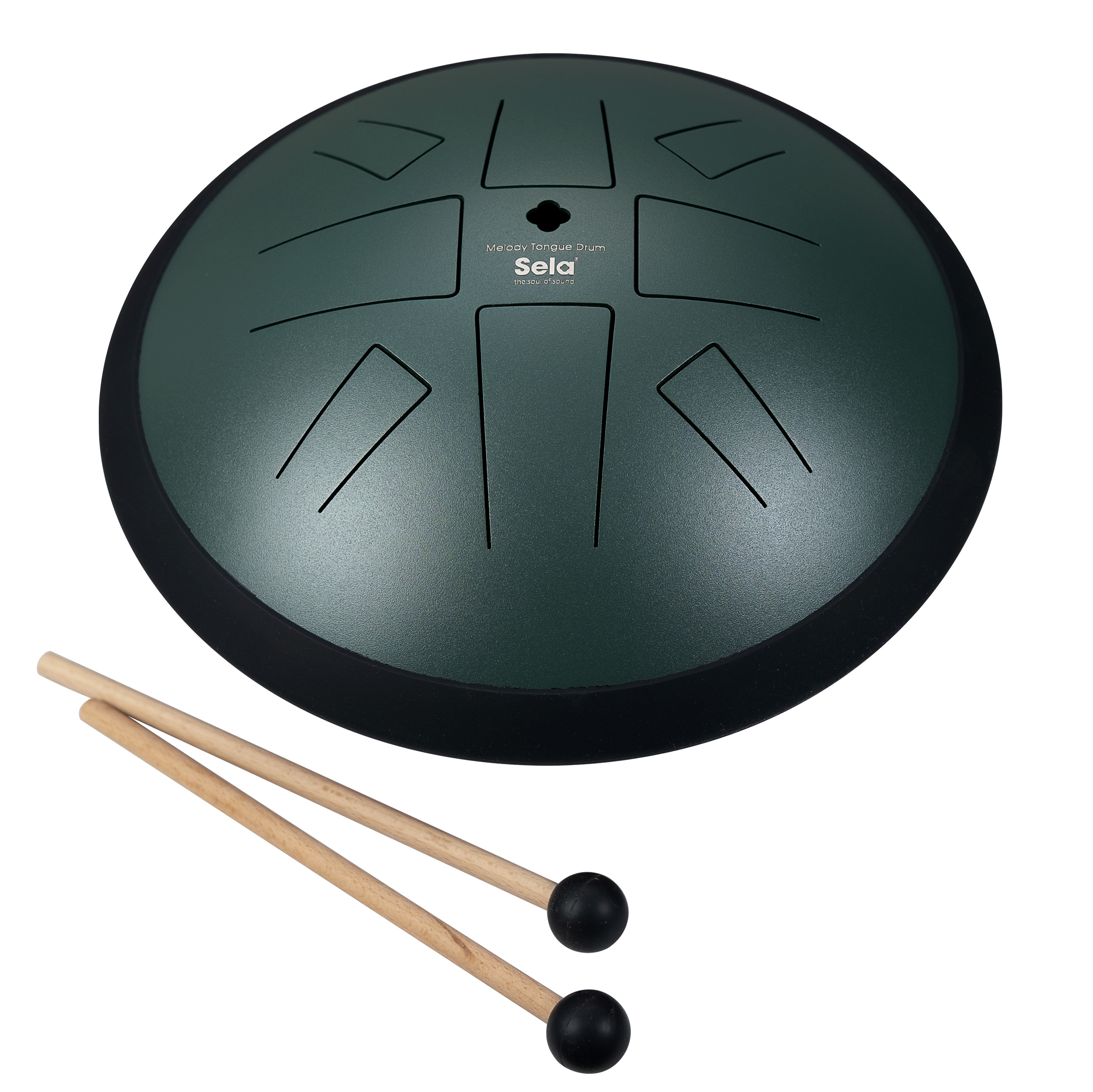 Melody Tongue Drum 10“ C Golden Gate Dark Green