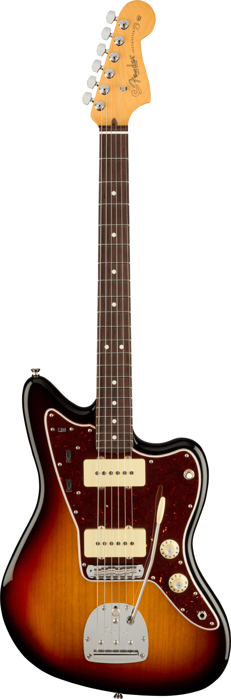 American Professional II Jazzmaster Rosewood Fingerboard, 3-Color Sunburst