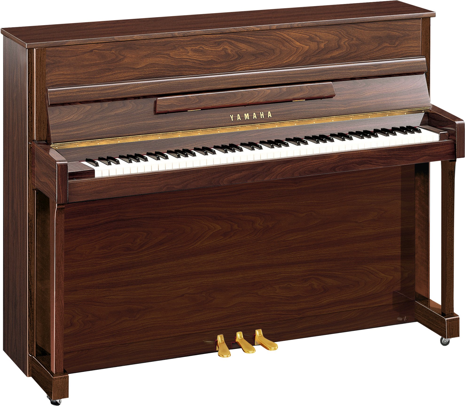 b2 SC3 PW Silent Piano Nussbaum poliert