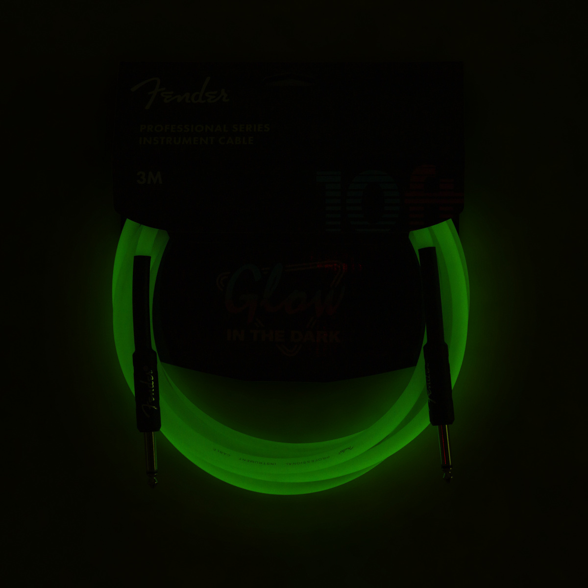 Glow in the Dark Cable 3m Green