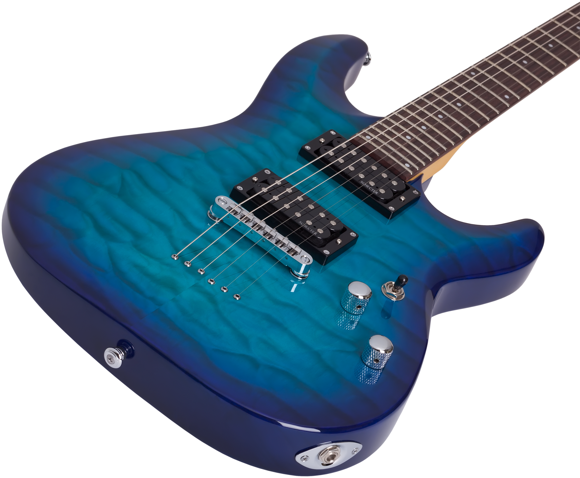 C-6 Plus Ocean Blue Burst