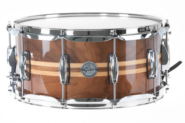 Full Range Snare Walnut / Maple Inlays 14"x6,5" S1-6514W-MI