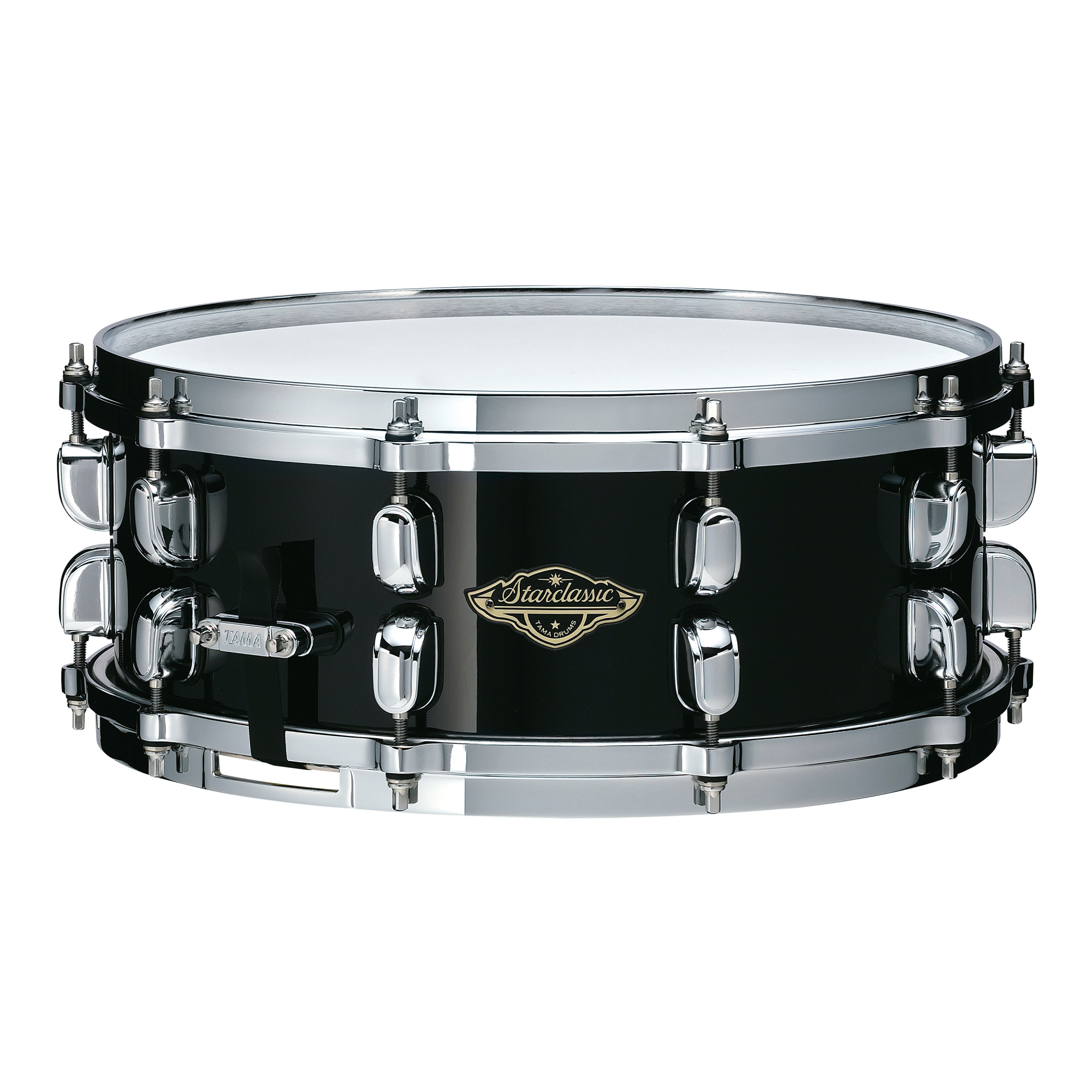 WBSS55-PBK Starclassic Walnut/Birch Snare 14"x5,5" Piano Black/Chrom HW