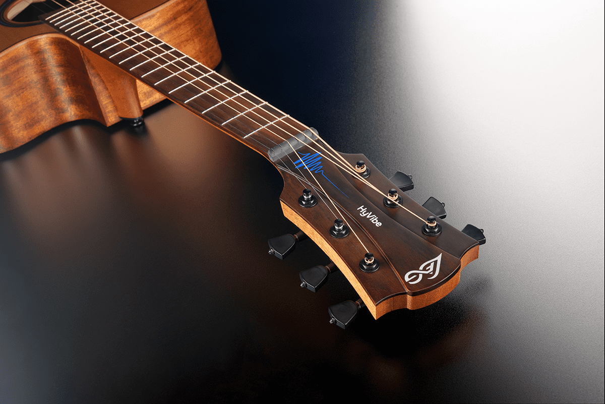 HyVibe 10 Smart Guitar Dreadnought Cutaway