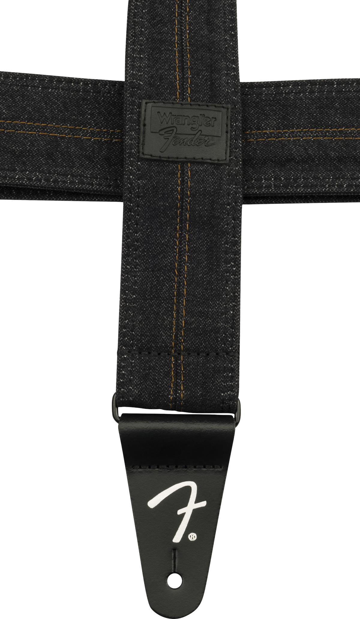 x Wrangler Denim Strap, Washed Black Stitch