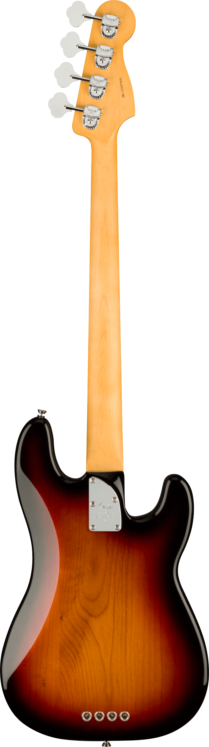 American Professional II Precision Bass Left-Hand Rosewood Fingerboard, 3-Color Sunburst