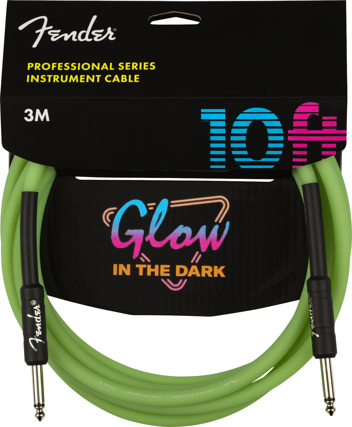 Glow in the Dark Cable 3m Green