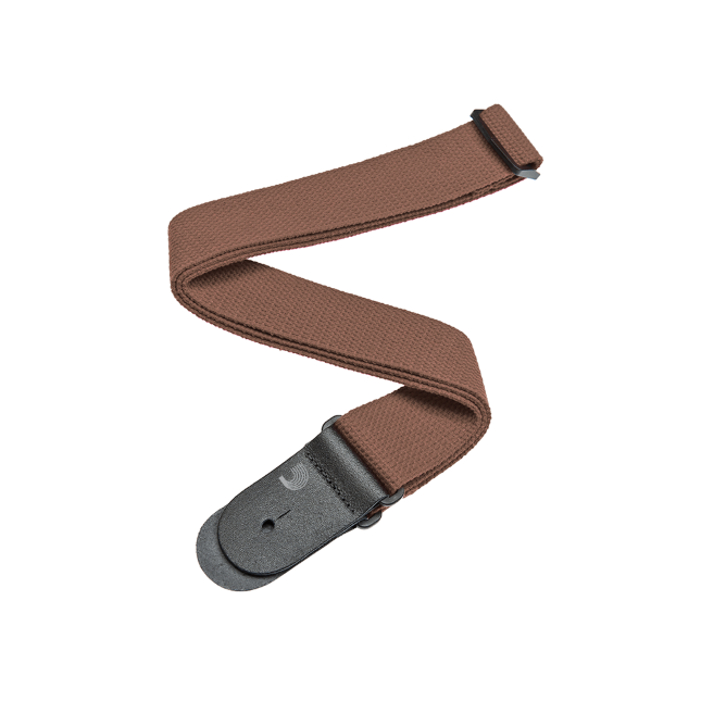 Cotton Guitar Strap, Brown