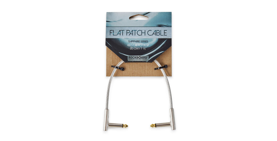 SAPPHIRE Series Flat Patch Cable, 20 cm / 7 7/8"