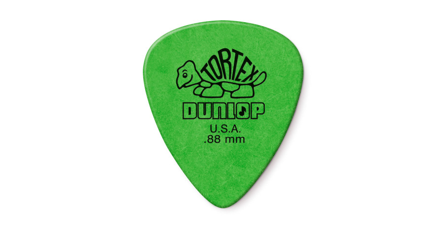 Tortex Standard Picks, green, 0.88 mm 12 pcs., Player's Pack