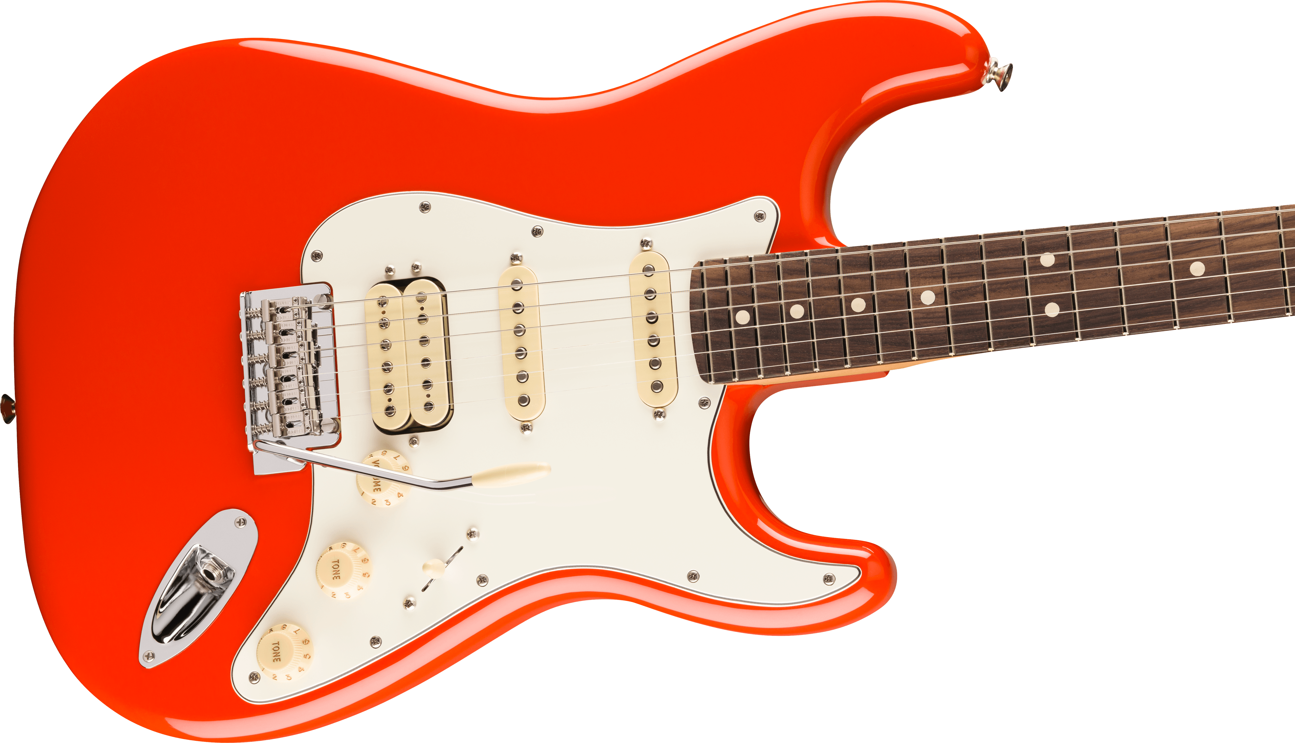 Player II Stratocaster HSS RW Coral Red