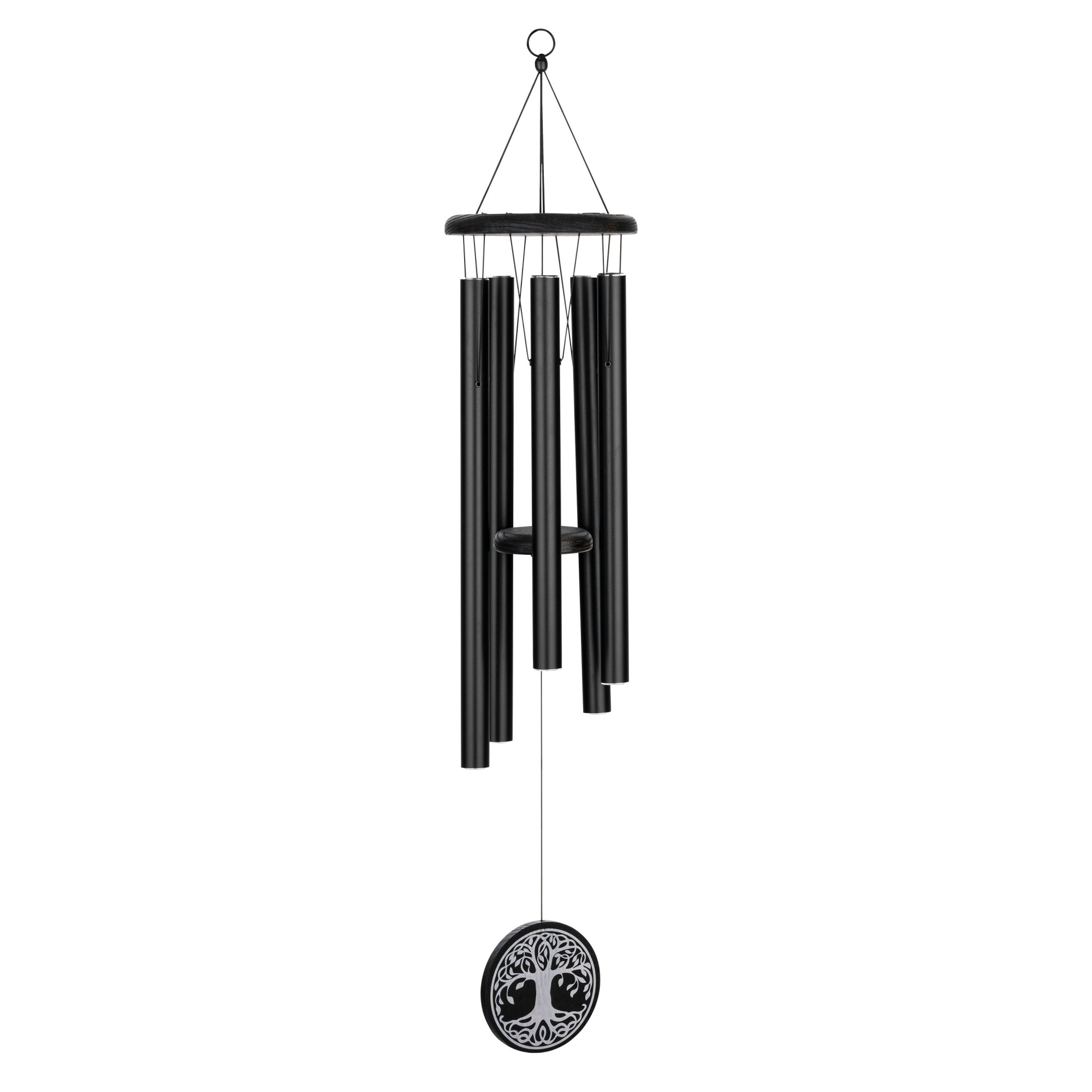 TOLMC36BK Sonic Energy Tree of Life Meditation Chime, 36" / 90 cm, 432 Hz, Schwarz