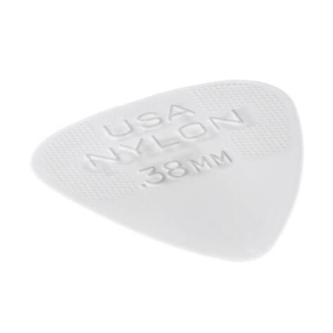 Nylon Standard Picks, Player's Pack, 12 pcs., white, 0.38 mm