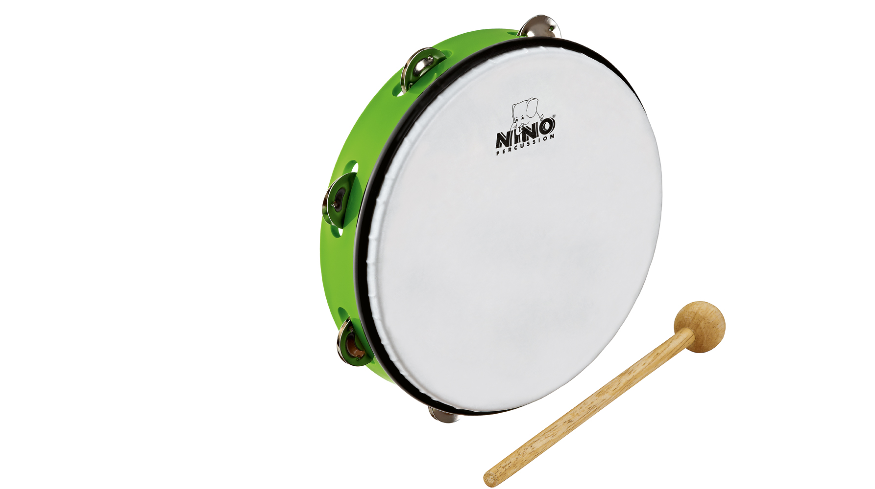 NINO24GG ABS Tambourine grasgrün 10"