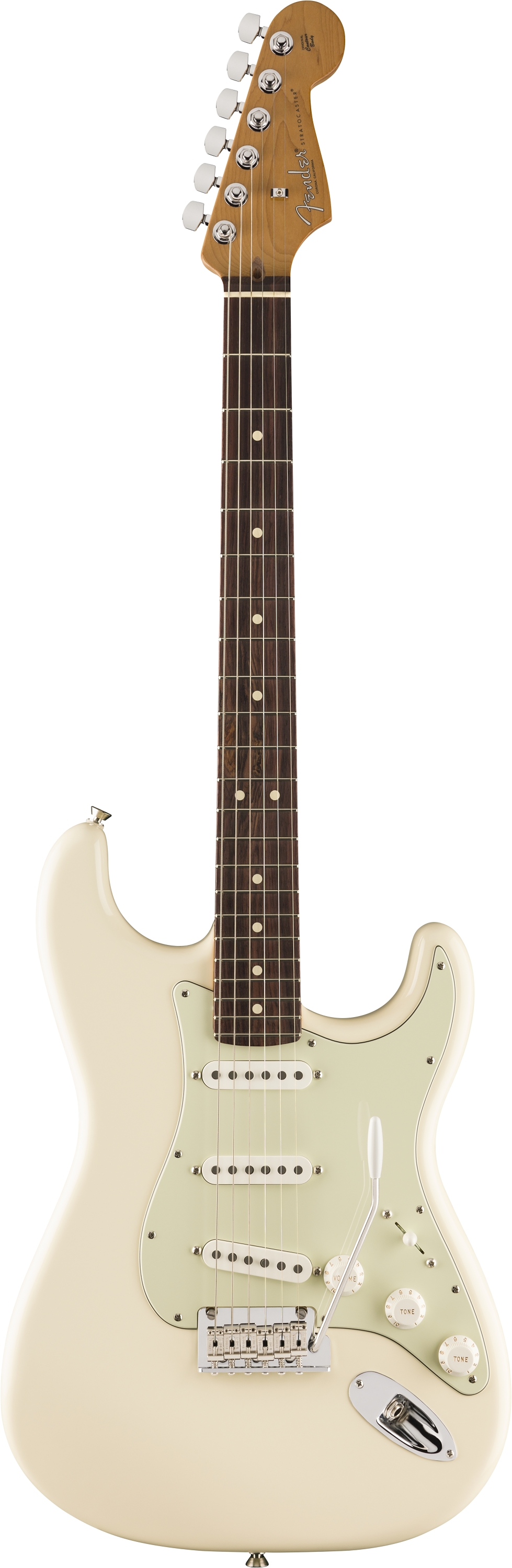 LTD American Professional II Strat Roasted Maple Neck Olympic White